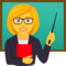 Woman Teacher emoji on Emojione